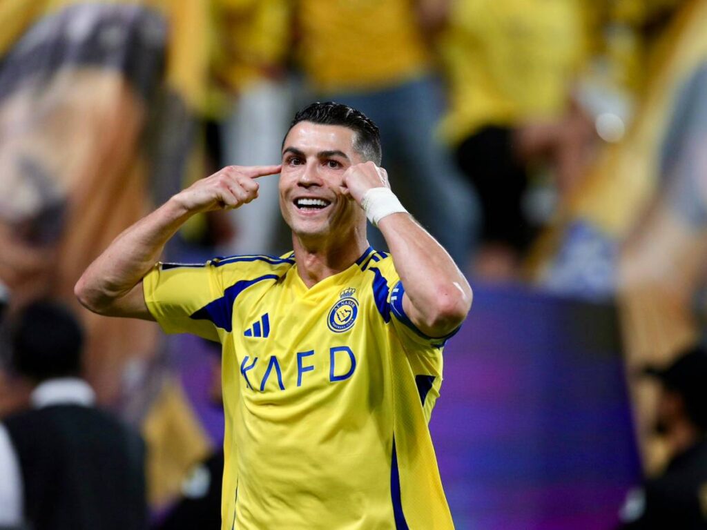 Cristiano Ronaldo reacting during match Cristiano Ronaldo reacting during match
