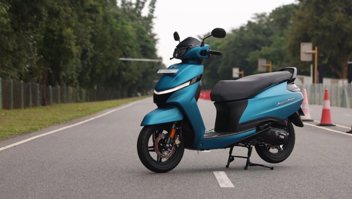 TVS Jupiter: with 113cc Engine, LED Headlamp and USB Charger The Perfect Family Scooter